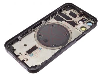 Tapa de batería negra genérica (tapa de batería y marco) para iPhone 12 mini, A2399